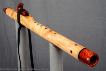 Ponderosa Pine Burl Native American Flute, Minor, High C-5, #L19A (4)